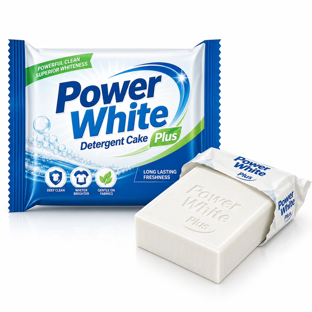 Power White Detergent Cake Plus